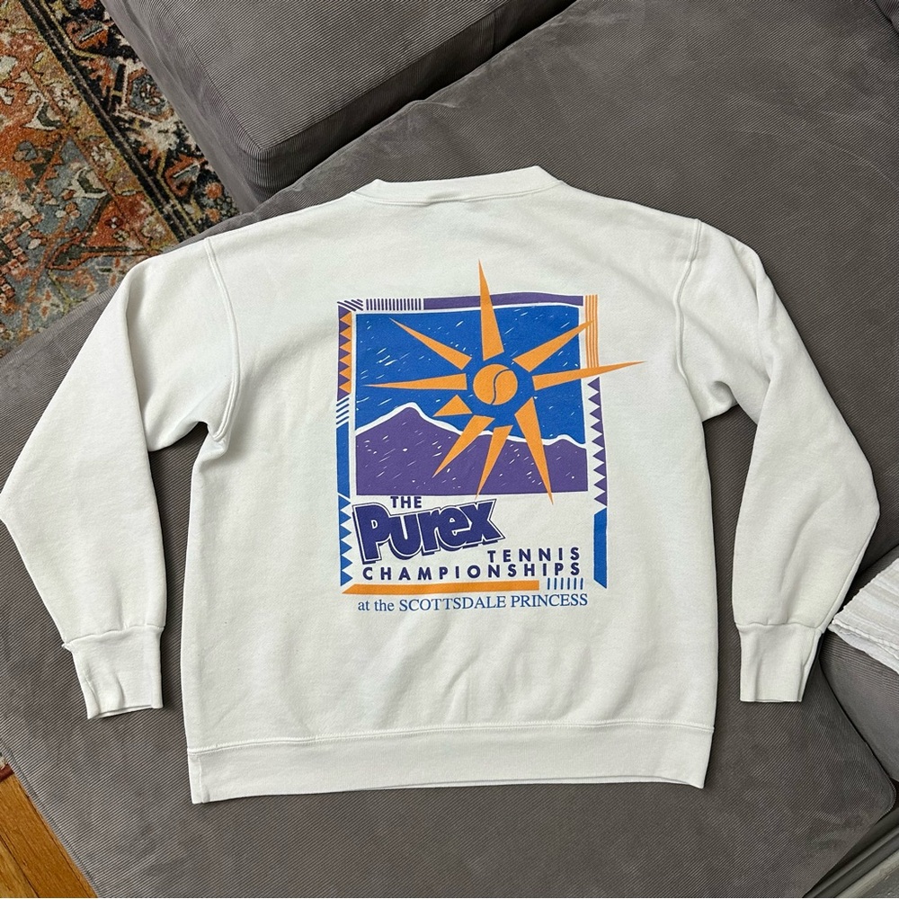Vintage Purex Tennis Championship At Scottsdale Princess Sweatshirt Size Medium